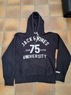 sweater met kap heren, Kleding | Heren, Truien en Vesten, Maat 52/54 (L), Zwart, Jack&Jones, Ophalen of Verzenden