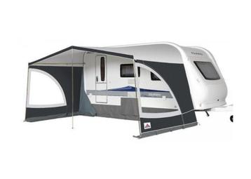 Nieuwe luifel met 2 afritsbarezijwanden voor grotecaravan beschikbaar voor biedingen