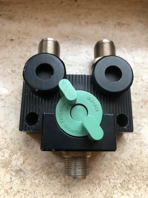 Interrupteur coaxial Diamond CX-210, Télécoms, Émetteurs & Récepteurs, Envoi