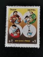 Nepal 1989 - gezondheidszorg van kinderen, Ophalen of Verzenden, Gestempeld