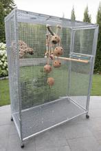 Aluminium kooi - voliere, Dieren en Toebehoren, Ophalen, Zo goed als nieuw, Aluminium, Volière