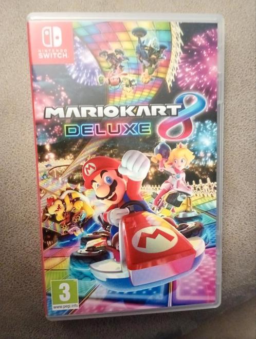 Mario Kart 8 Deluxe Switch, Games en Spelcomputers, Games | Nintendo Switch, Zo goed als nieuw, Racen en Vliegen, Vanaf 3 jaar