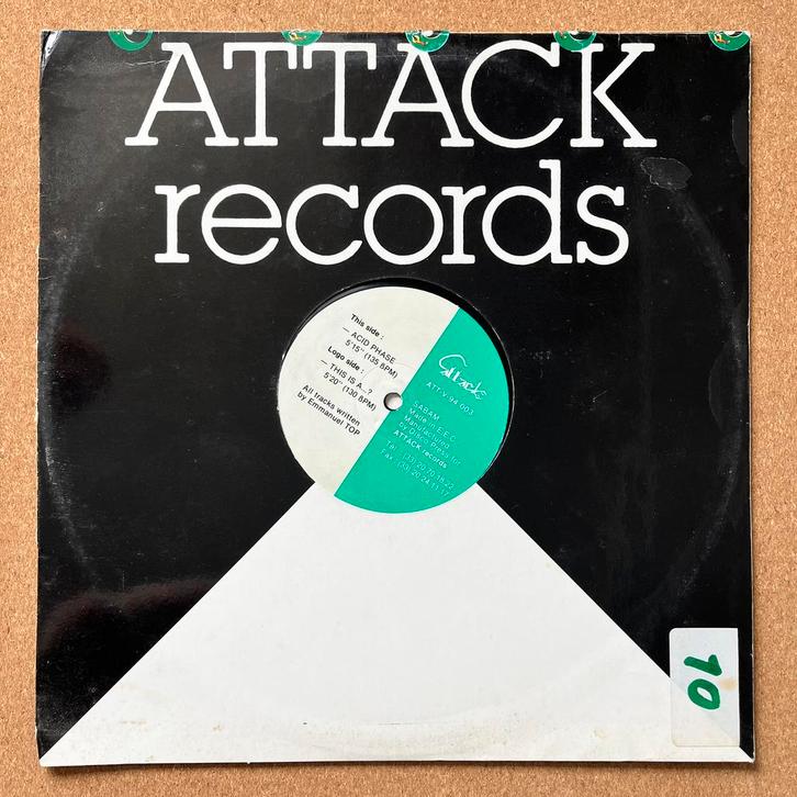 Emmanuel Top – This Is A / Acid Phase (1994, Attack Records), Cd's en Dvd's, Vinyl | Dance en House, Gebruikt, Techno of Trance