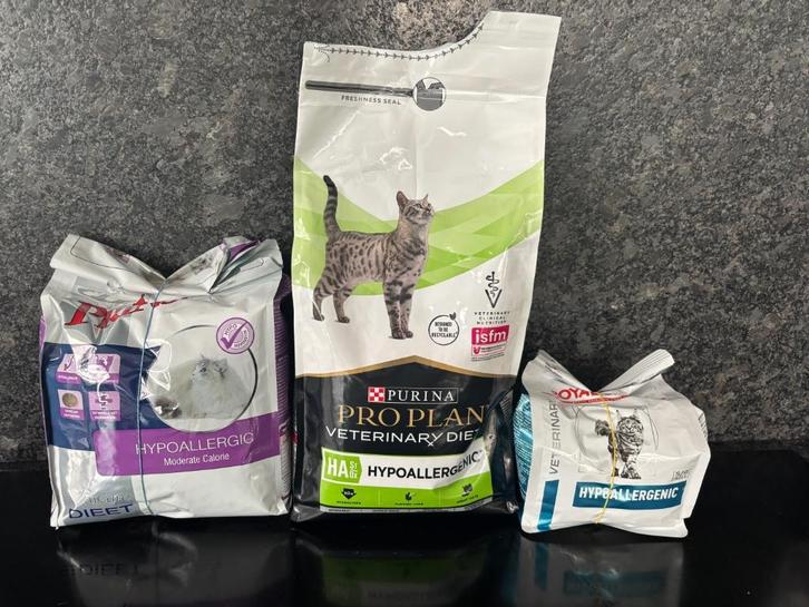Pakket hypo allergeen eten katten (waarde €65), Dieren en Toebehoren, Dierenvoeding, Kat, Ophalen