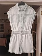 Lichtblauwe jeansplaysuit Kiabi, Kleding | Dames, Jumpsuits, Ophalen of Verzenden, Gedragen, Blauw