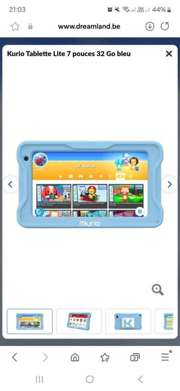 Tablette kurio 7 pouce  beschikbaar voor biedingen