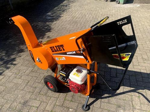 ELIET MINOR 4S GX200 BENZINE HAKSELAAR ZGAN, Tuin en Terras, Hakselaars, Zo goed als nieuw, Benzine, Ophalen