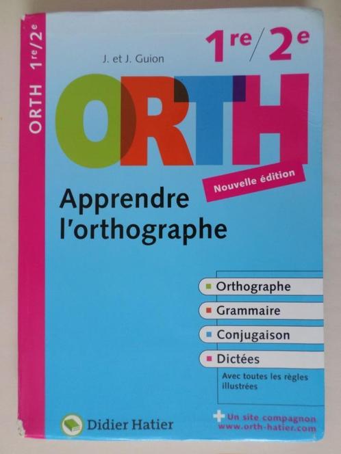 ORTH leren spellen Secundair 12 J.J. Guion Haïti, Boeken, Schoolboeken, Gelezen, Frans, ASO, Ophalen of Verzenden