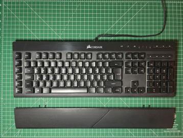 Corsair K55 RGB - Clavier Gaming AZERTY (USB-A), Enlèvement, Azerty, Utilisé