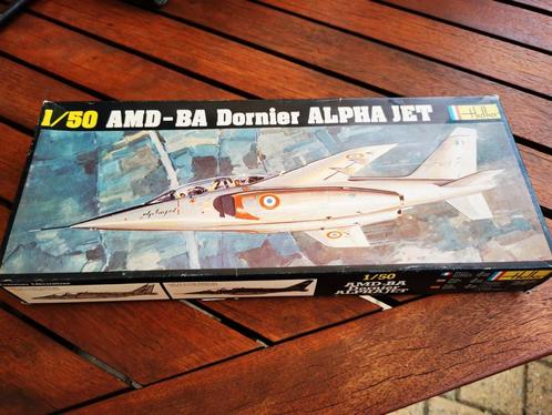 Heller, AMD-BA Dornier Alpha jet 1/50, Hobby en Vrije tijd, Modelbouw | Vliegtuigen en Helikopters, Zo goed als nieuw, Heller