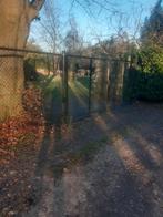 Omheining en poort, Ophalen, Zo goed als nieuw, Met poort