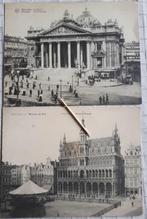 BRUXELLES:2 CARTES POSTALES GÉANTES 17,8/13,8 cm éd. ALBERT, Collections, 1920 à 1940, Non affranchie, Bruxelles (Capitale), Enlèvement ou Envoi