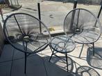 Acapulco tuinset - antraciet - grote stoelen, Ophalen, Zo goed als nieuw, Stoel, Tuinset