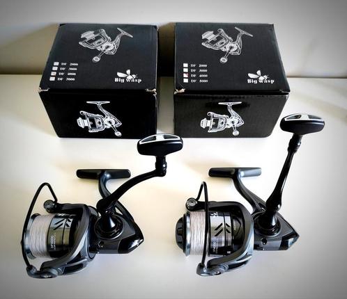 2 rollen Deukio 4000 + vlechtwerk (1=25€/2=45€) nieuw, Watersport en Boten, Hengelsport | Karpervissen, Nieuw, Molen, Ophalen of Verzenden