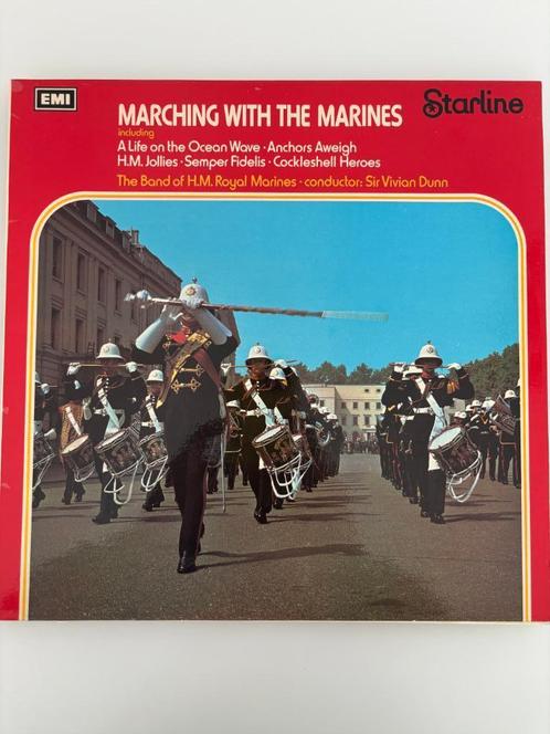 Band Of H.M. Royal Marines V Dunn Marching With The Marines, Collections, Objets militaires | Général, Marine, Enlèvement ou Envoi