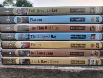 Oorlogsfilms nr 1, 2, 3, 4, 5, 6 en 10 beschikbaar voor biedingen