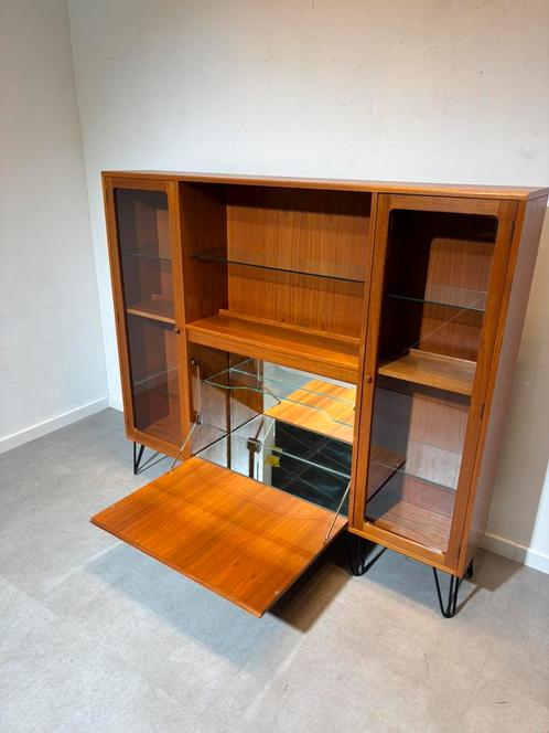 G-Plan Boekenkast Hairpin, Huis en Inrichting, Kasten | Wandmeubels, Zo goed als nieuw, Ophalen