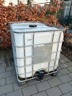 IBC Container Regenton 1000L Schutz, Jardin & Terrasse, Barils de pluie, Avec robinet, Comme neuf, Synthétique, Enlèvement ou Envoi