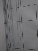 Grijze ijzeren gordijnstokjes voor in glasgordijnen, Huis en Inrichting, Ophalen, Zo goed als nieuw, Grijs