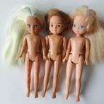 Lady Lovely locks 3 poppetjes vintage speelgoed jaren 80, Ophalen of Verzenden, Gebruikt