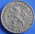 BELGIË: PRACHTIGE 5 CENTIMES 1901 VL KM 45 Key date !, Postzegels en Munten, Munten | België, Verzenden, Overig, Losse munt