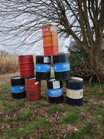 Lot: oude, gebruikte olievaten (60L), Tuin en Terras, Ophalen, Gebruikt