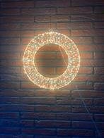 Krans met led-verlichting (kerst of andere) met timer, Ophalen of Verzenden, Zo goed als nieuw