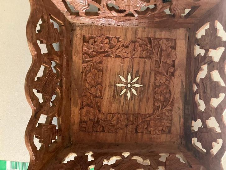 Handgemaakt houten schaaltje, Antiek en Kunst, Curiosa en Brocante, Ophalen