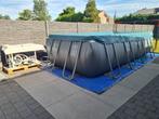 Intex zwembad Ultra XTR Frame 549 x 274 x 132cm + toebehoren, 400 cm of meer, Gebruikt, Rechthoekig, Opzetzwembad