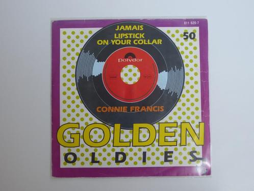 Connie Francis  Jamais   Lipstick On Your Collar, CD & DVD, Vinyles Singles, Utilisé, Single, Pop, 7 pouces, Enlèvement ou Envoi