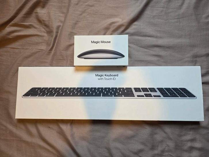 Clavier Apple Magic Keyboard Touch ID + souris Magic Mouse, Informatique & Logiciels, Apple Desktops, Enlèvement