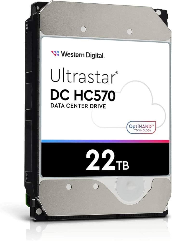 WD Ultrastar DC HC570 22TB, Computers en Software, Harde schijven, Nieuw, Desktop, Intern, HDD, SATA, Ophalen of Verzenden