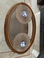 Ovalen salontafel met glazen blad, Huis en Inrichting, Tafels | Salontafels, Ophalen