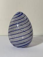 Murano filigrana glas eivormig 5,50 cm hoog, Ophalen of Verzenden