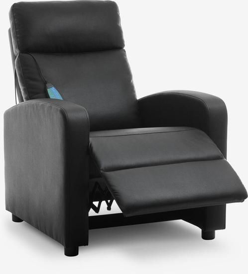 BODEMPRIJS! Relaxstoel Massagestoel ZWART 75x101x92cm OP=OP!, Sport en Fitness, Massageproducten, Nieuw, Massagestoel of Kussen