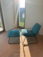 Zetel met poef, Huis en Inrichting, Fauteuils, Ophalen, Zo goed als nieuw