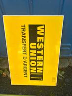 Tôle peinte western union sur potence, Enlèvement, Comme neuf