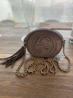 Gucci Taupe Nubuck Soho Chane Bag, Handtassen en Accessoires, Tassen | Damestassen, Gebruikt, Ophalen of Verzenden