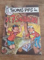 Thomas Pips nr 21 De 7 smaragden 1ste druk 1973 zgst, Eén stripboek, Ophalen of Verzenden, Zo goed als nieuw