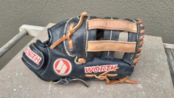 oude honkbal handschoen worth 12 inch beschikbaar voor biedingen