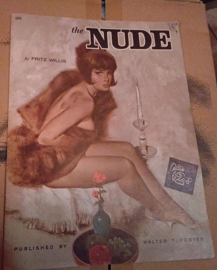 The Nude by Fritz Willis - vroege tustin uitgave, soft cover, Antiek en Kunst, Kunst | Beelden en Houtsnijwerken, Ophalen