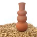 Boho vaas in zachte terracottakleur, Ophalen, Nieuw
