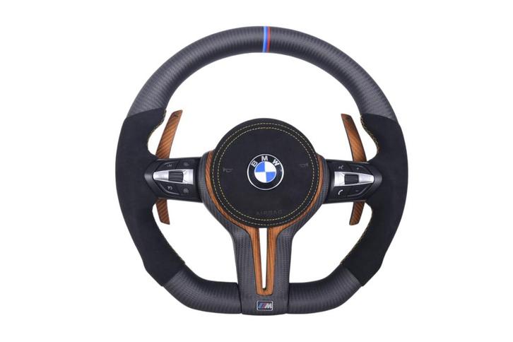 BMW M Sportstuur mat carbon & Alcantara F-serie, Auto-onderdelen, Besturing, BMW, Nieuw, Verzenden