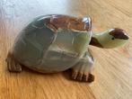 Onyx schildpad beeld - 27 cm lang, Enlèvement ou Envoi