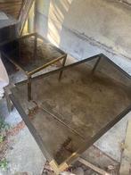 Vintage salontafels, Huis en Inrichting, Ophalen, Gebruikt, Glas