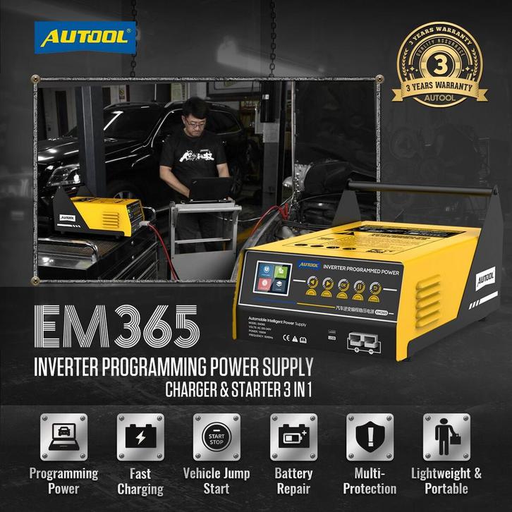 Alimentation électrique stable AUTOOL EM365 150A, Autos : Divers, Produits d'entretien, Enlèvement ou Envoi