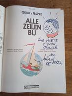 Gesigneerde strip : Johan De Moor - Quick & Flupke, Gelezen, Ophalen of Verzenden, Eén stripboek