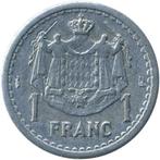Monaco 1 franc, 1943, Ophalen of Verzenden, Losse munt, Overige landen