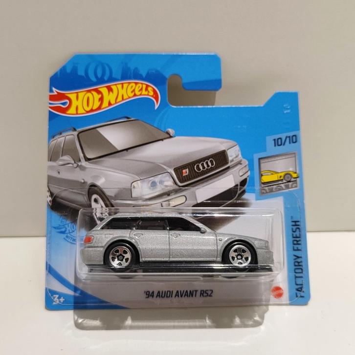 Hot Wheels ´94 Audi Avant RS2 Grijs (2021), Hobby en Vrije tijd, Modelauto's | Overige schalen, Ophalen of Verzenden