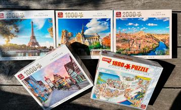 17 puzzels 1000 tot 3000 stuks beschikbaar voor biedingen